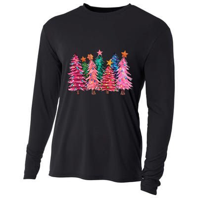 Christmas Tree With Led Light Pine Tree Xmas Light Camping Cooling Performance Long Sleeve Crew