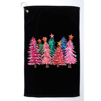 Christmas Tree With Led Light Pine Tree Xmas Light Camping Platinum Collection Golf Towel