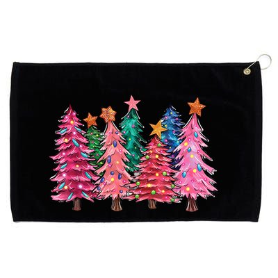Christmas Tree With Led Light Pine Tree Xmas Light Camping Grommeted Golf Towel