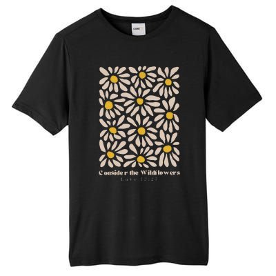 Consider The Wildflowers Retro Christian Jesus Tall Fusion ChromaSoft Performance T-Shirt