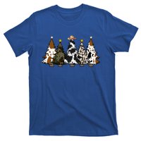 Christmas Tree Western Howdy Cowhide Xmas Cow Lover Costume Funny Gift T-Shirt