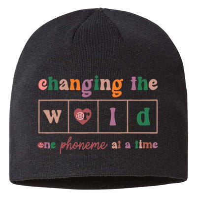 Changing The World One Phoneme At A Time Phonics Teacher Sustainable Beanie