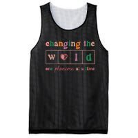 Changing The World One Phoneme At A Time Phonics Teacher Mesh Reversible Basketball Jersey Tank