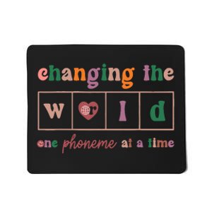 Changing The World One Phoneme At A Time Phonics Teacher Mousepad