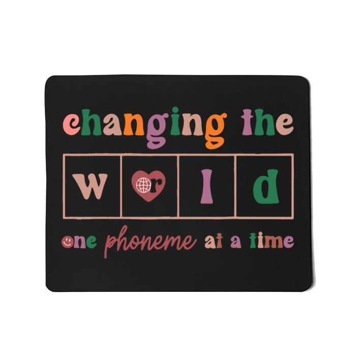 Changing The World One Phoneme At A Time Phonics Teacher Mousepad