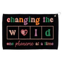 Changing The World One Phoneme At A Time Phonics Teacher Grommeted Golf Towel