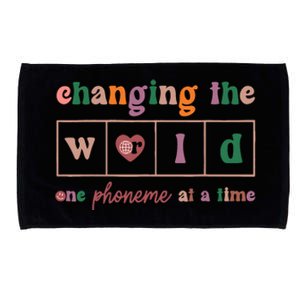 Changing The World One Phoneme At A Time Phonics Teacher Microfiber Hand Towel