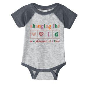 Changing The World One Phoneme At A Time Phonics Teacher Infant Baby Jersey Bodysuit