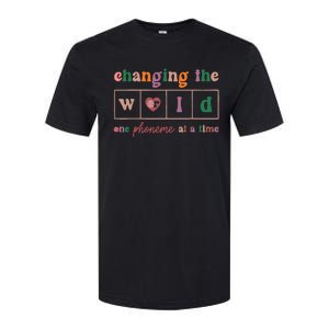 Changing The World One Phoneme At A Time Phonics Teacher Softstyle CVC T-Shirt