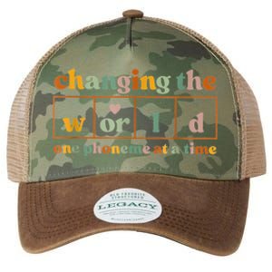 Changing The World One Phoneme At A Time Legacy Tie Dye Trucker Hat