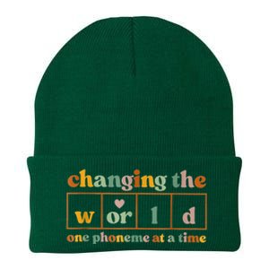 Changing The World One Phoneme At A Time Knit Cap Winter Beanie