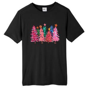 Christmas Tree With Led Light Pine Tree Xmas Light Camping  Tall Fusion ChromaSoft Performance T-Shirt