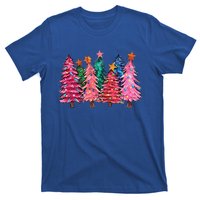 Christmas Tree With Led Light Pine Tree Xmas Light Camping  T-Shirt