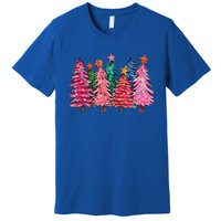 Christmas Tree With Led Light Pine Tree Xmas Light Camping  Premium T-Shirt