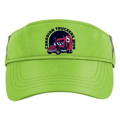 Canadian Truckers Won Freedom Convoy Adult Drive Performance Visor