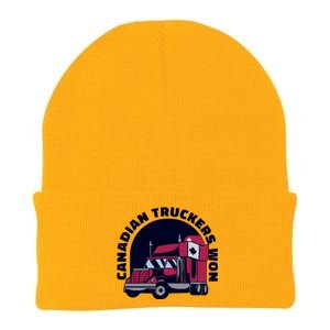 Canadian Truckers Won Freedom Convoy Knit Cap Winter Beanie