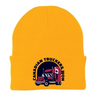 Canadian Truckers Won Freedom Convoy Knit Cap Winter Beanie