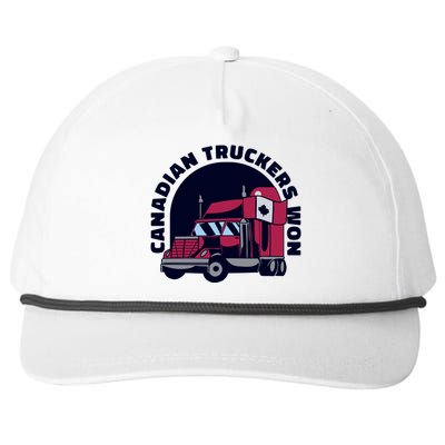 Canadian Truckers Won Freedom Convoy Snapback Five-Panel Rope Hat