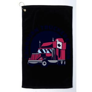 Canadian Truckers Won Freedom Convoy Platinum Collection Golf Towel