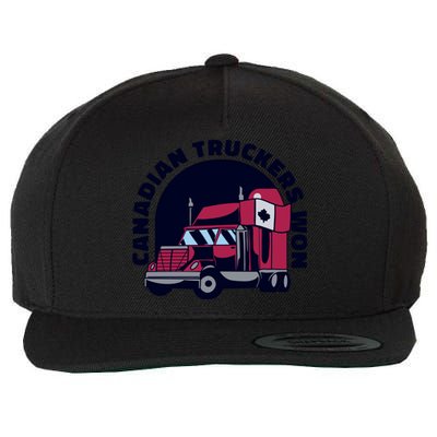 Canadian Truckers Won Freedom Convoy Wool Snapback Cap