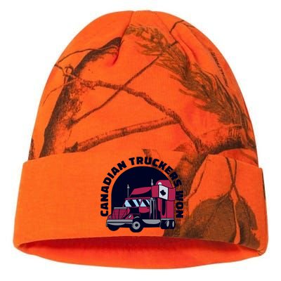 Canadian Truckers Won Freedom Convoy Kati Licensed 12" Camo Beanie