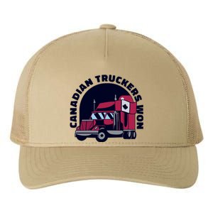 Canadian Truckers Won Freedom Convoy Yupoong Adult 5-Panel Trucker Hat