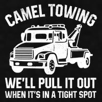 Camel Towing WeLl Pull It Out When ItS In A Tight Spot Ladies PosiCharge Tri-Blend Wicking Tank