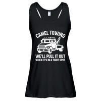 Camel Towing WeLl Pull It Out When ItS In A Tight Spot Ladies Essential Flowy Tank