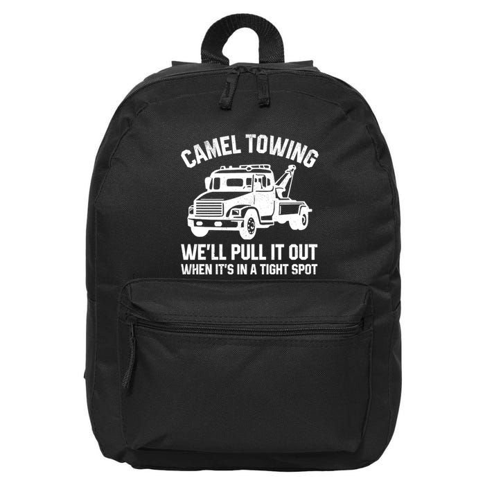 Camel Towing WeLl Pull It Out When ItS In A Tight Spot 16 in Basic Backpack