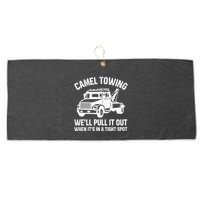 Camel Towing WeLl Pull It Out When ItS In A Tight Spot Large Microfiber Waffle Golf Towel
