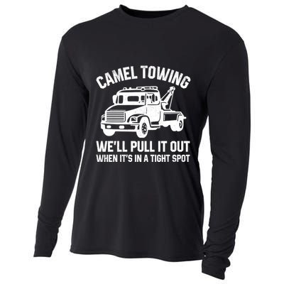 Camel Towing WeLl Pull It Out When ItS In A Tight Spot Cooling Performance Long Sleeve Crew