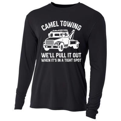 Camel Towing WeLl Pull It Out When ItS In A Tight Spot Cooling Performance Long Sleeve Crew