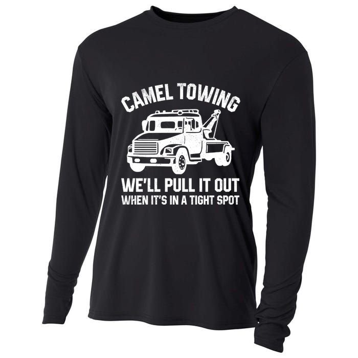 Camel Towing WeLl Pull It Out When ItS In A Tight Spot Cooling Performance Long Sleeve Crew
