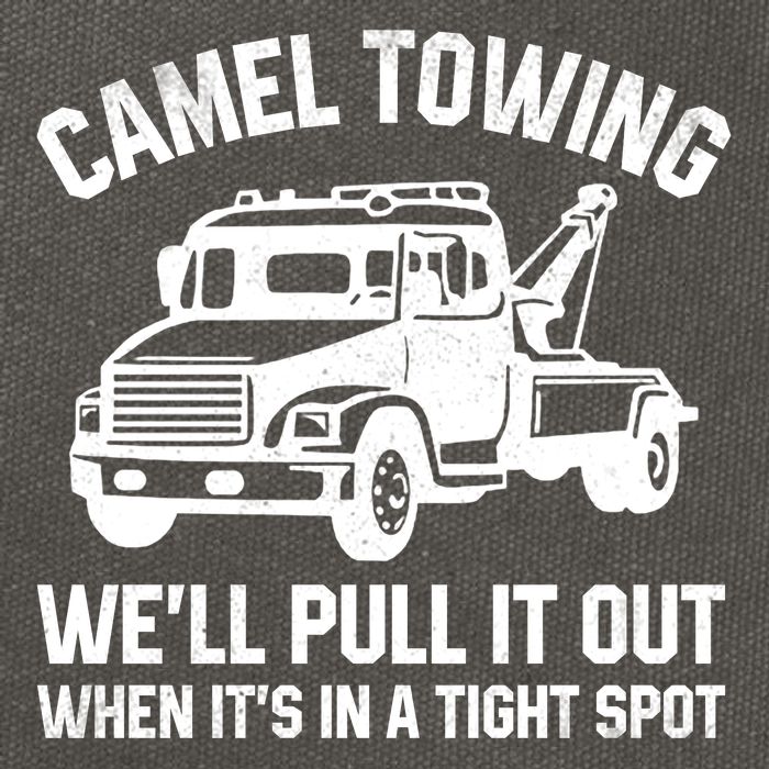 Camel Towing WeLl Pull It Out When ItS In A Tight Spot Cotton Canvas Backpack