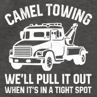 Camel Towing WeLl Pull It Out When ItS In A Tight Spot Vector Backpack