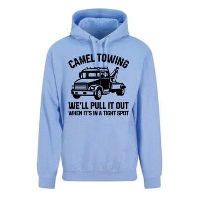 Camel Towing WeLl Pull It Out When ItS In A Tight Spot Unisex Surf Hoodie