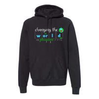 Changing The World One Phoneme At A Time Teacher Premium Hoodie