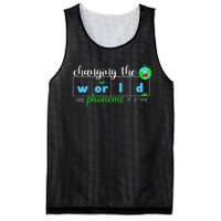 Changing The World One Phoneme At A Time Teacher Mesh Reversible Basketball Jersey Tank