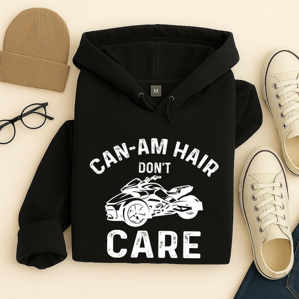 Canam Three Wheels Funny Riding Hoodie