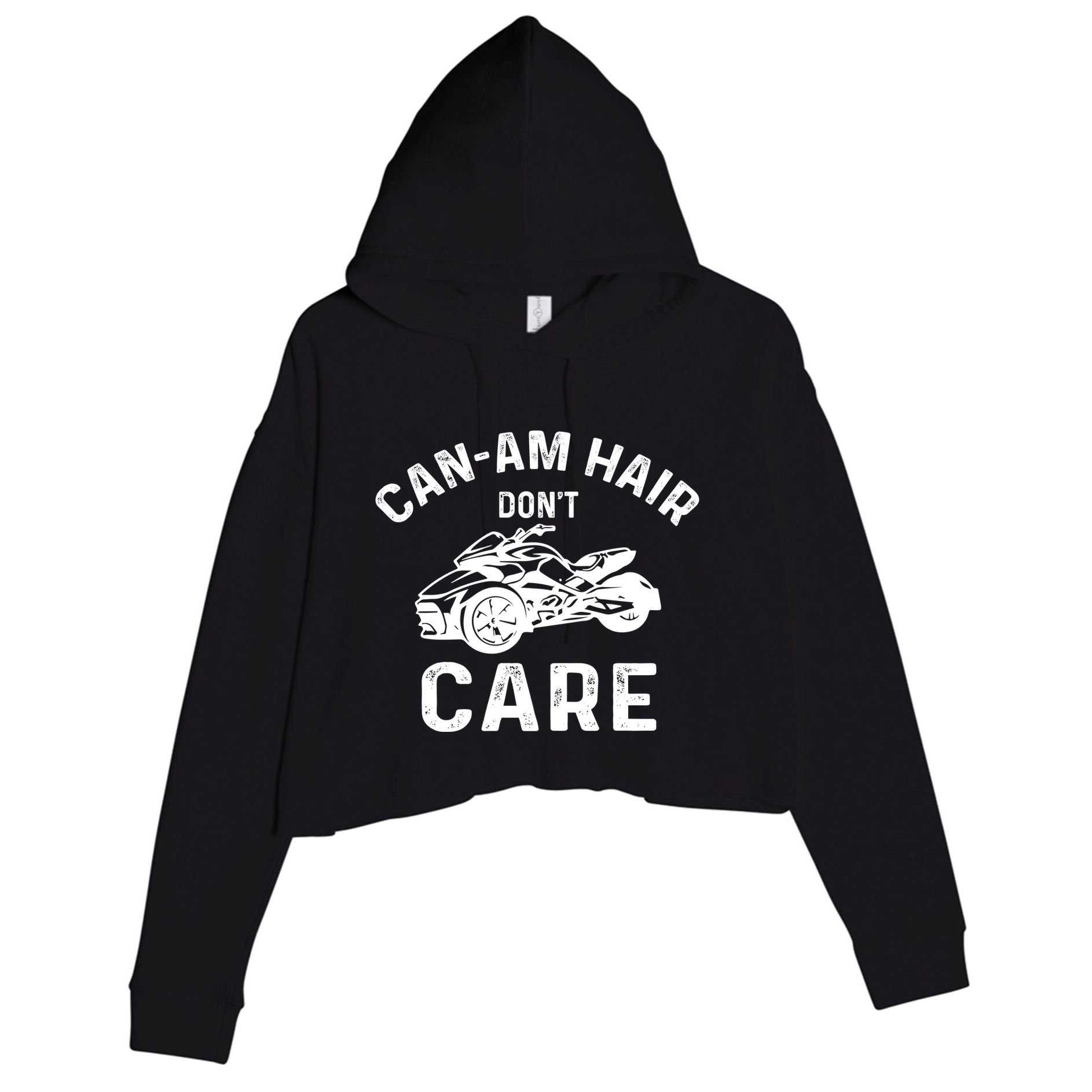 Canam Three Wheels Funny Riding Crop Fleece Hoodie