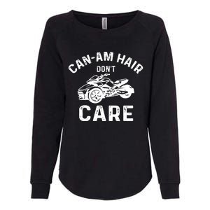 Canam Three Wheels Funny Riding Womens California Wash Sweatshirt