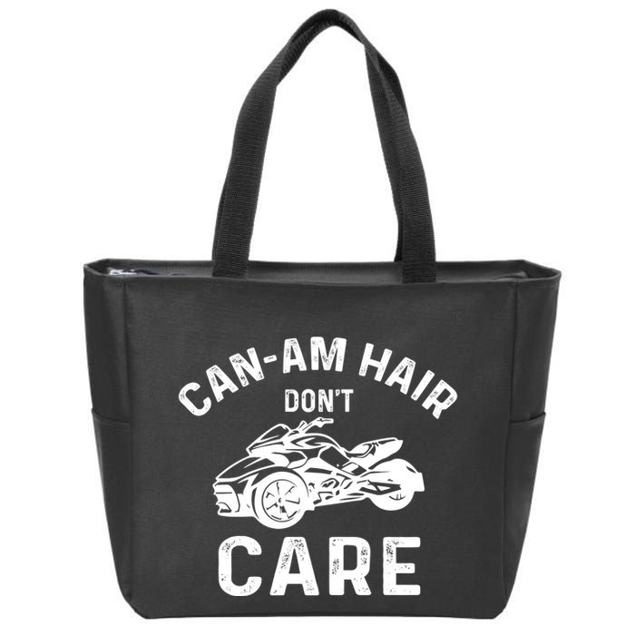 Canam Three Wheels Funny Riding Zip Tote Bag