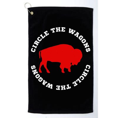 Circle the Wagons Buffalo Football Fan Golf Towel