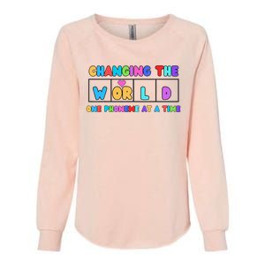 Changing The World One Phoneme At A Time Womens California Wash Sweatshirt