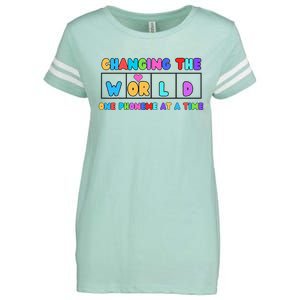 Changing The World One Phoneme At A Time Enza Ladies Jersey Football T-Shirt