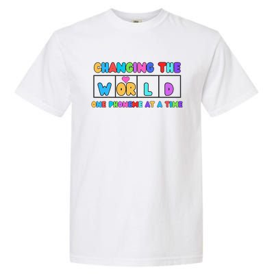 Changing The World One Phoneme At A Time Garment-Dyed Heavyweight T-Shirt