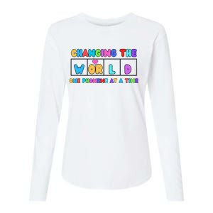 Changing The World One Phoneme At A Time Womens Cotton Relaxed Long Sleeve T-Shirt