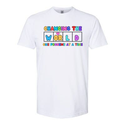 Changing The World One Phoneme At A Time Softstyle CVC T-Shirt