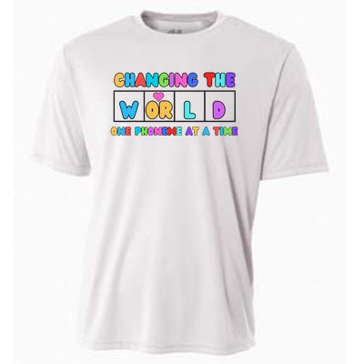 Changing The World One Phoneme At A Time Cooling Performance Crew T-Shirt