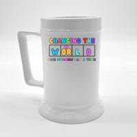 Changing The World One Phoneme At A Time Beer Stein